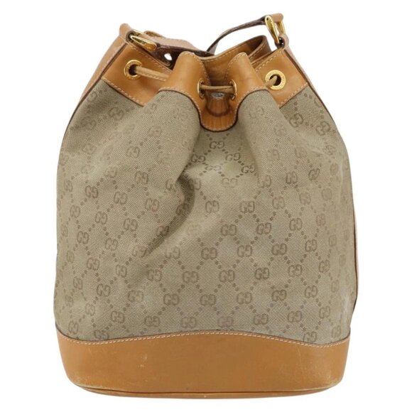 GUCCI GG Canvas Shoulder Bag Beige Gold 001 854 1627 Auth ep10612 - Picture 2 of 16